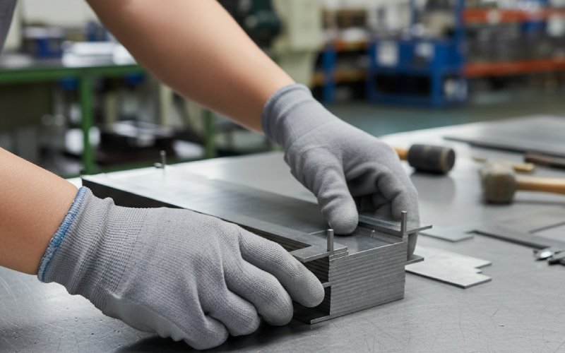 close-up CRGO lamination assembly