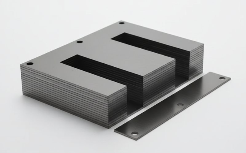 side view stacked EI core