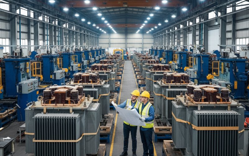 transformer core factory scene