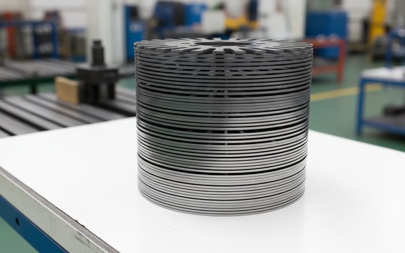 Lamination stack production