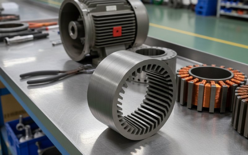 Motor lamination assembly