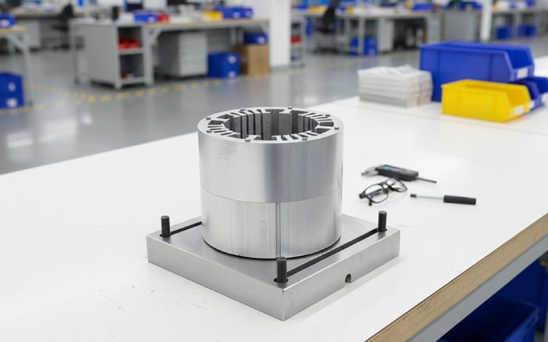 Stator factory inspection