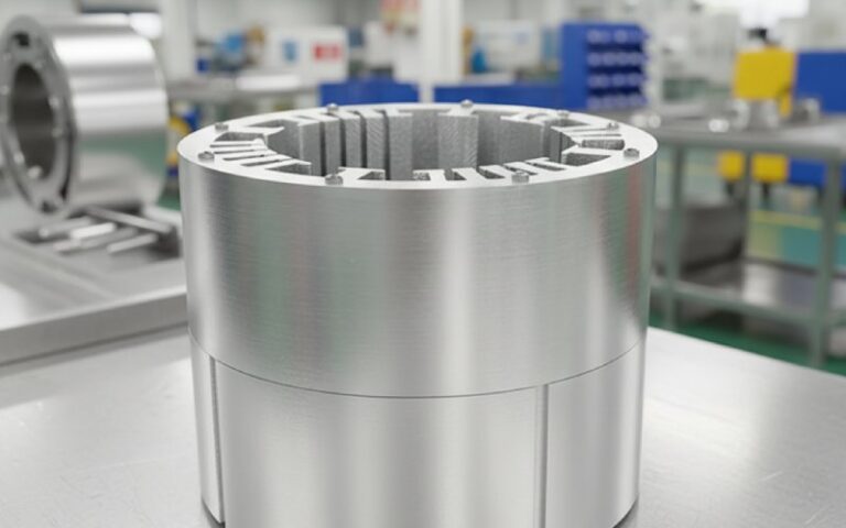 Stator lamination stack