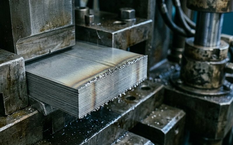 cutting edges and stress on the iron loss of an electric motor