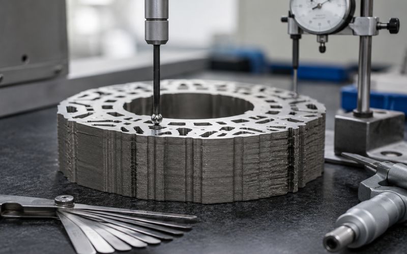 Lamination stack inspection