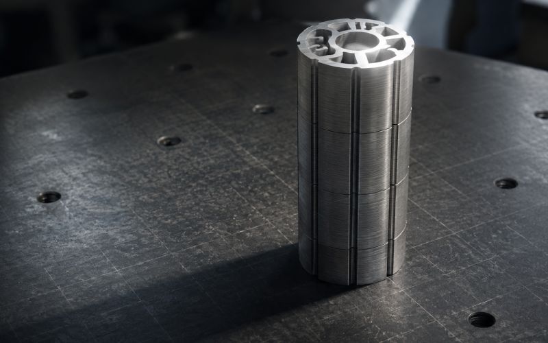 lamination stack on precision surface plate