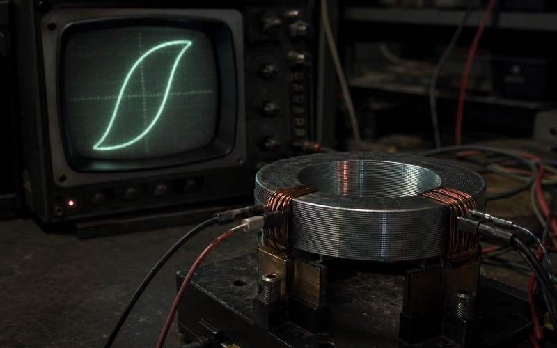 B-H loop testing of an electrical steel core