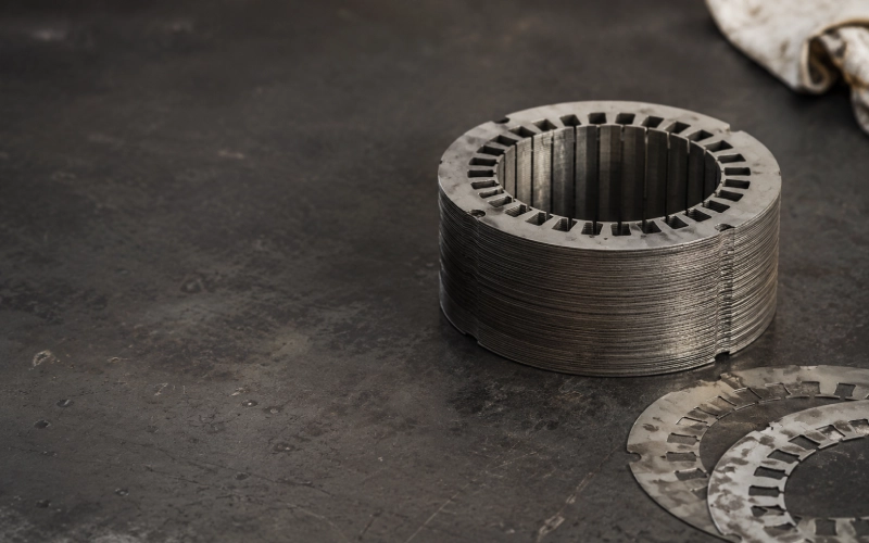 Motor laminations with subtle stack misalignment