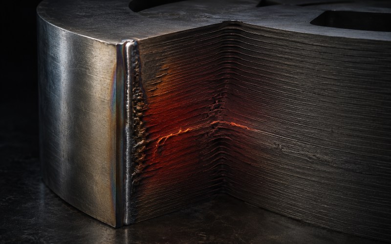 Weld heat and layer damage in a lamination stack
