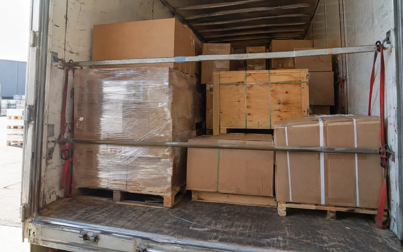 Mixed LTL freight showing real stacking and compression risks